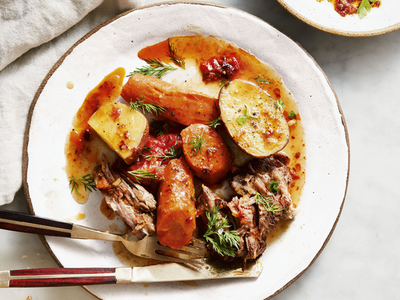 Double-the-Vegetables Pot Roast Recipe