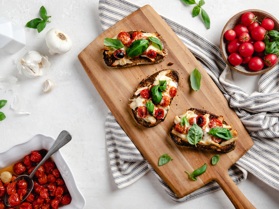 Open-Faced Caprese Chicken Melt Recipe