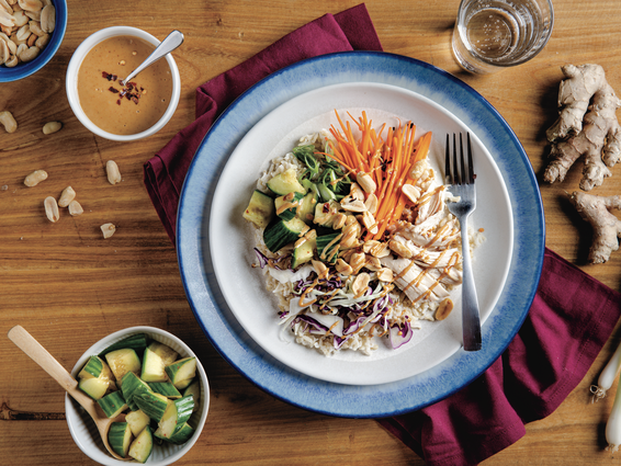 Peanut Chicken Bowl Recipe